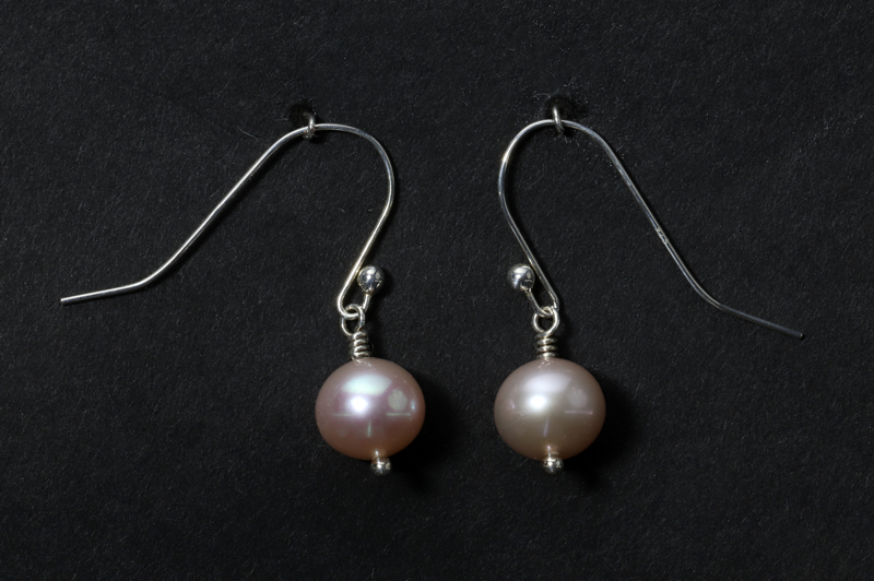 Pearl/ss earrings